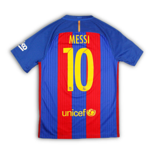 Retro Barcelona 2016/17 Messi 10 Home Soccer Jersey
