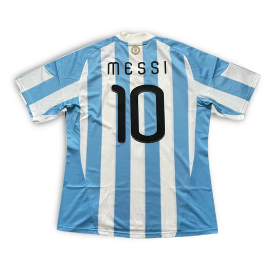 Retro Argentina 2010 Messi 10 World Cup Home Soccer Jersey