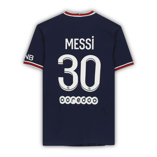 Fans Version Paris Saint-German (PSG) 2021-22 Messi 30 Home Soccer Jersey